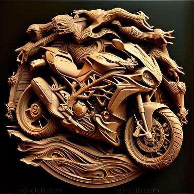 3D model Ducati Monster 696 (STL)